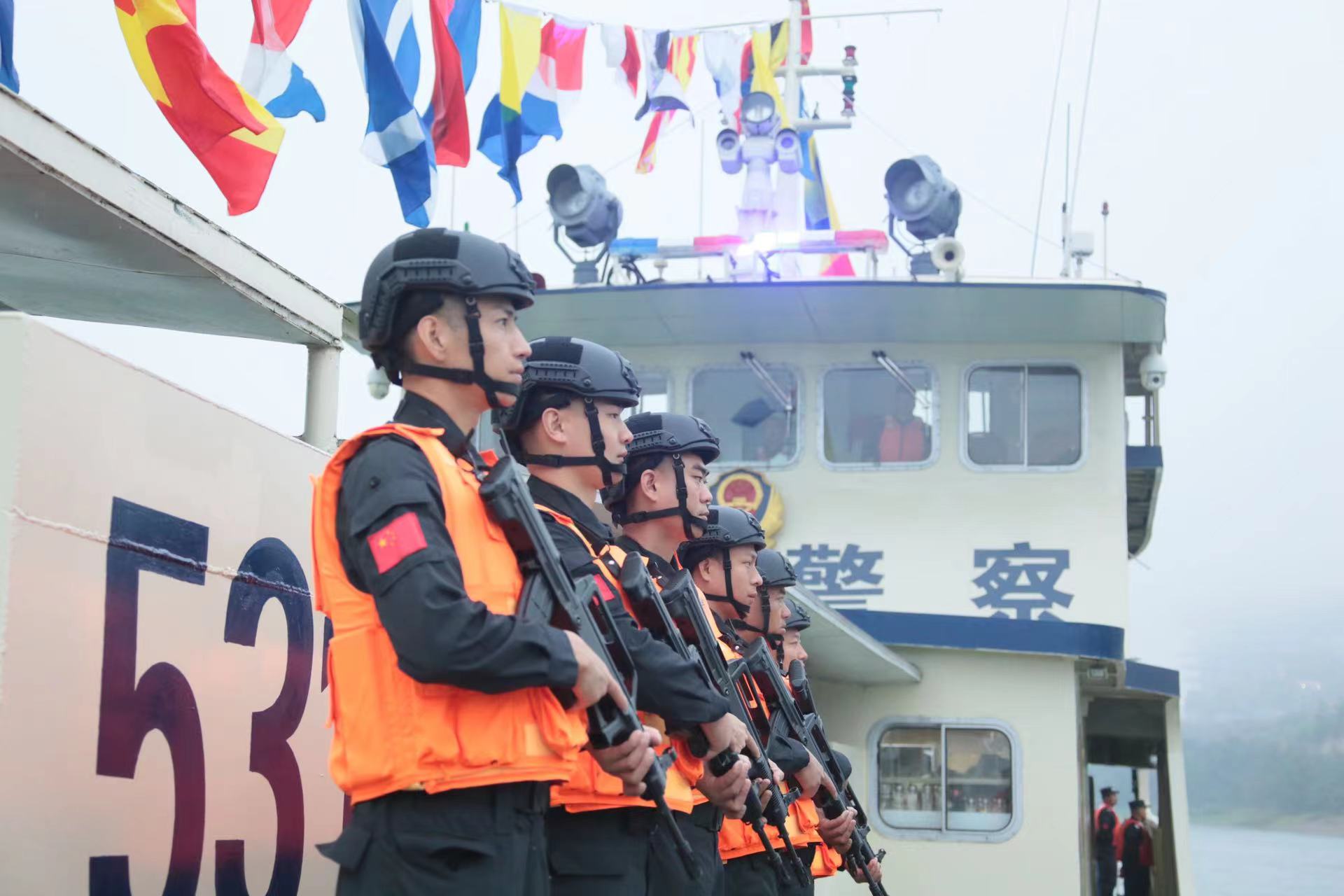 第136次中老缅泰湄公河联合巡逻执法 行动启动